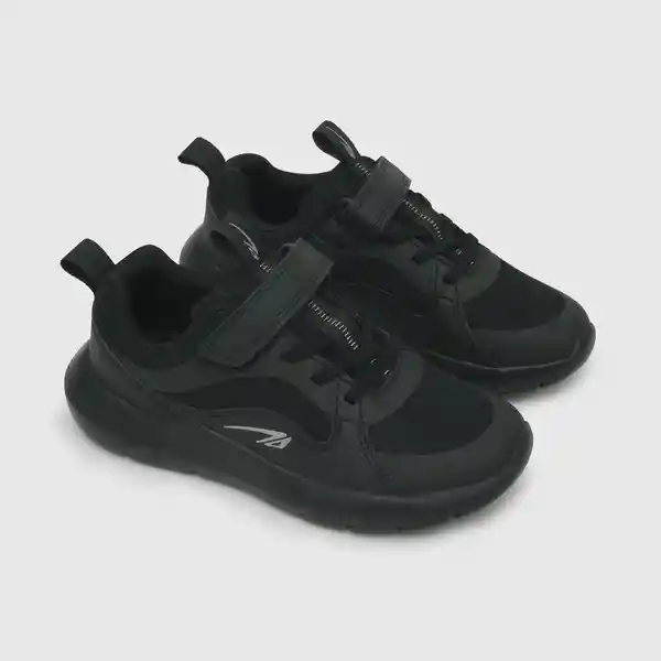 Zapatillas Para Niño Básica Negra Talla 32 Colloky