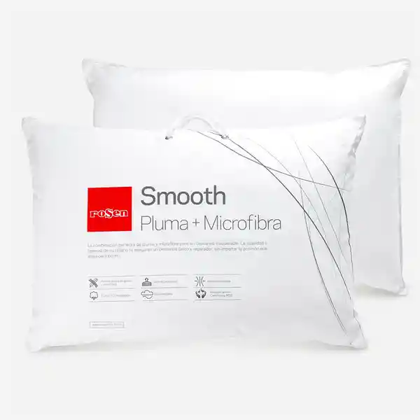 Almohada Pluma y Microfibra New Smooth Americana Rosen