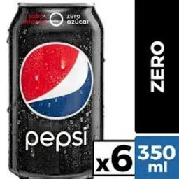 6 x Pepsi Bebida Gaseosa Zero en Lata	