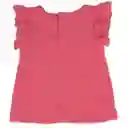 Polera Bebé Niña Fucsia Talla 3 M Pillín