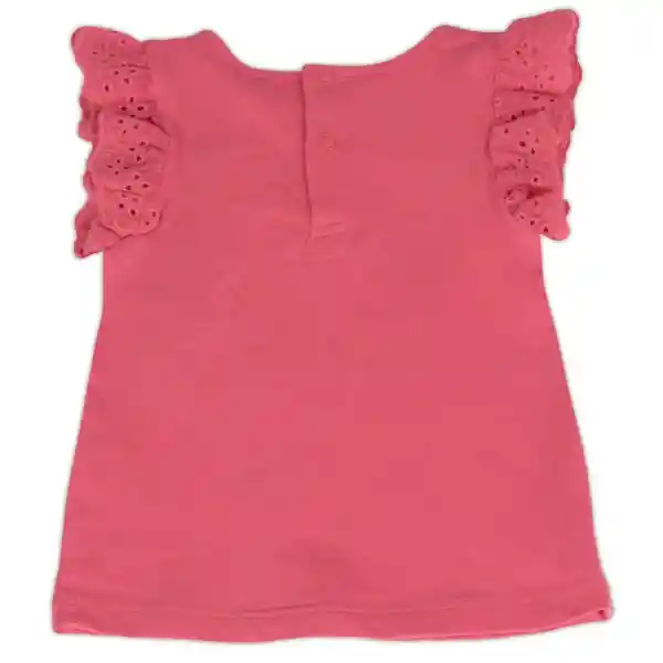 Polera Bebé Niña Fucsia Talla 3 M Pillín