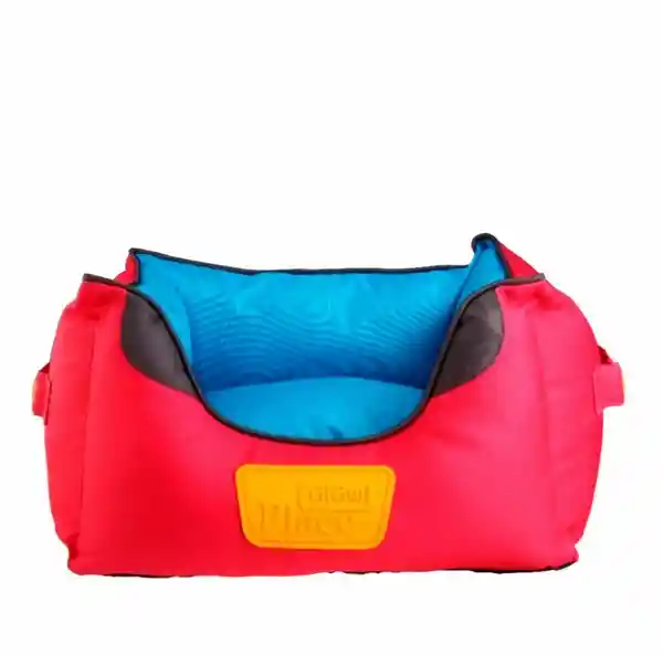 Gigwi Cama Place Cuadrada Larga Azul Rojo