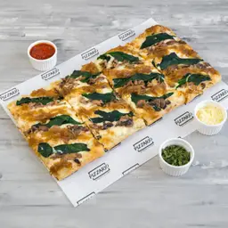 Pizza Massima Funghi Espinaca