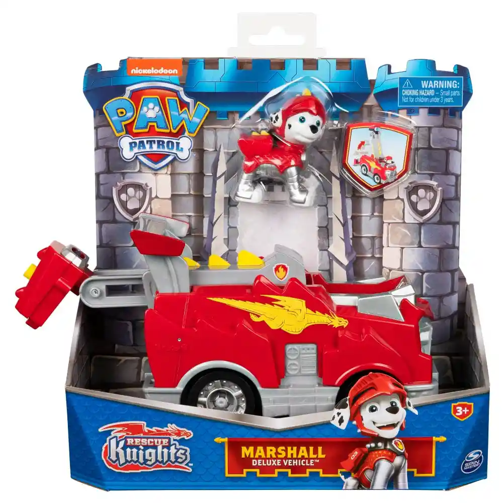 Paw Patrol Vehículo Deluxe Rescue Knights Marshall 6063585