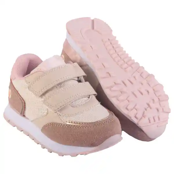 Zapatillas Urbana Bebé Niña Beige Talla 22 Pillin