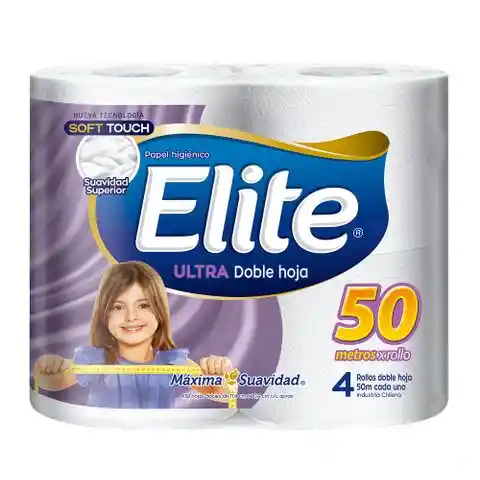 Elite Papel Higienico 50Mt X 4