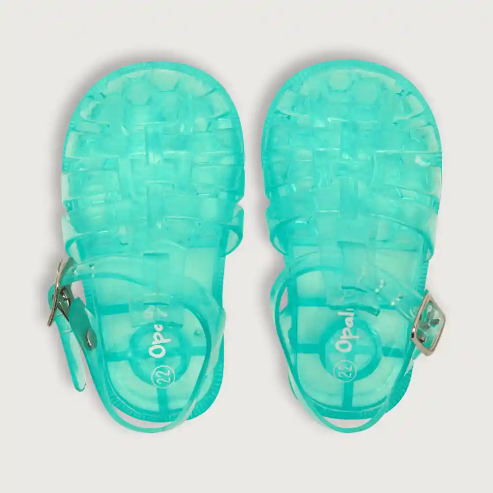 Sandalias Aqua De Niño Celeste Talla 29