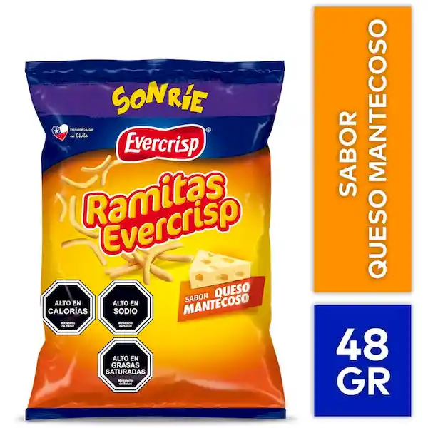 Evercrisp Snack Ramitas Queso