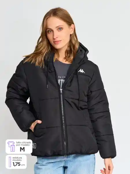 Kappa Abrigo Parka M Negro S KPWPKI2584NE