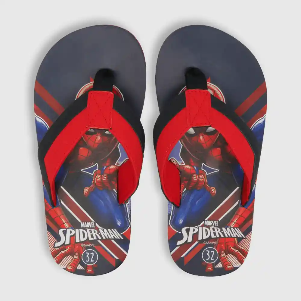 Hawaiana Spiderman De Niño Azul Talla 29