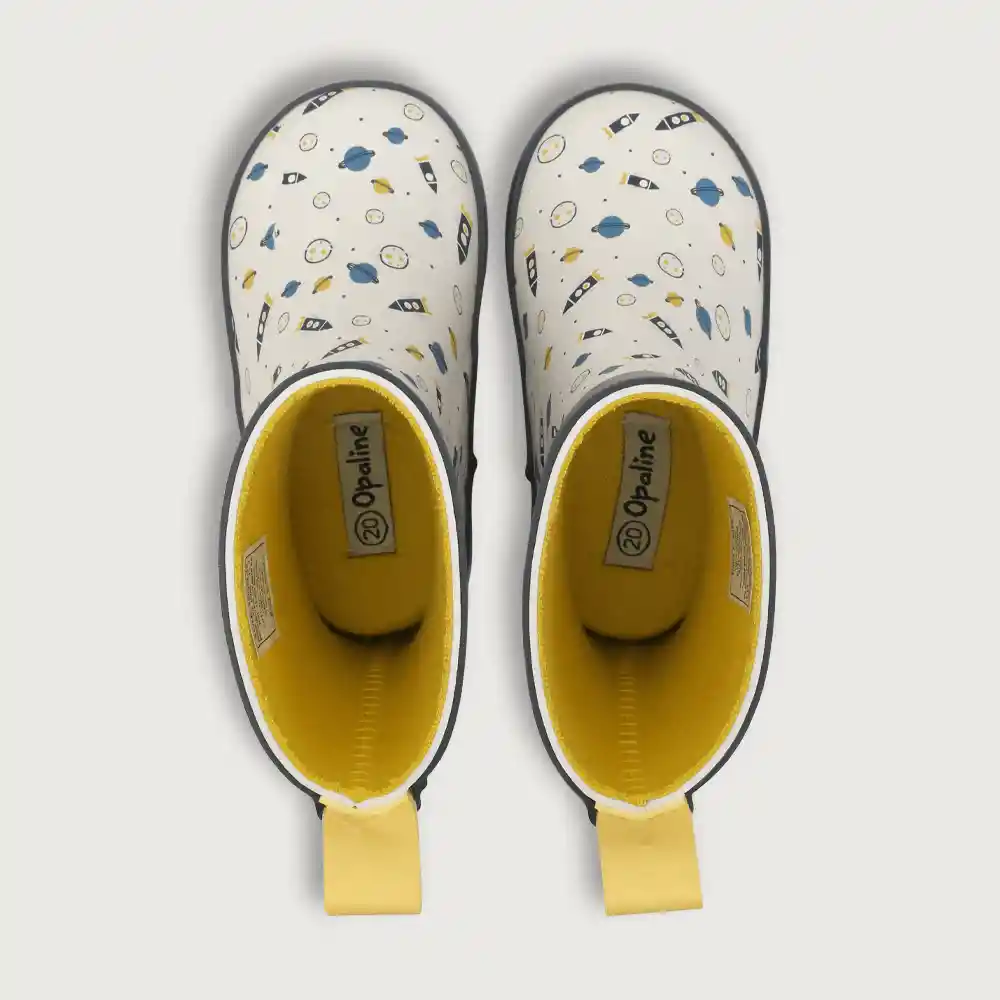 Botas Estampado Espacial Niño Azul Talla 28