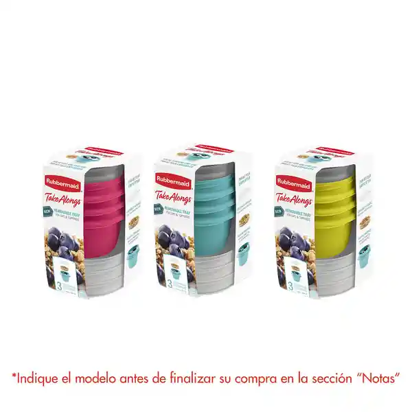 Rubbermaid Set Hermética Surtido 378 mL