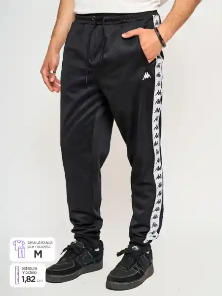 Kappa Pantalón Hombre Negro S KPMBUNO95NE
