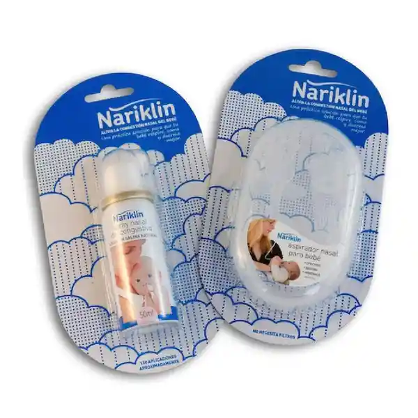 Pack Aspirador y Spray Nasal Nariklin