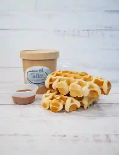 Pote de Helado 2 Waffles