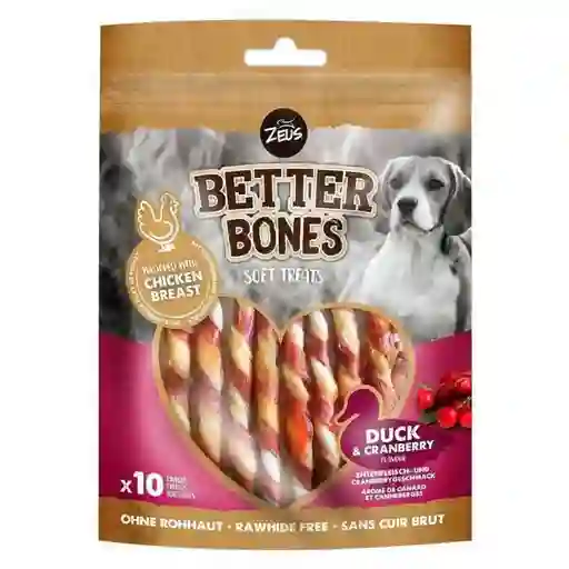 Zeus Better Snack Para Perro Bones Palitos Pato