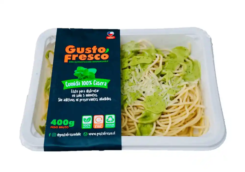 Spaghetti Pesto Parmesano