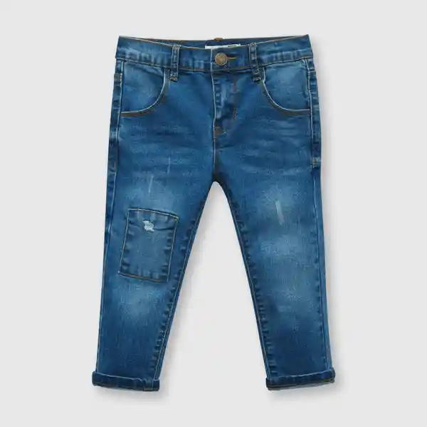 Jean Con Parches de Bebé Niño Denim Talla 36M Colloky