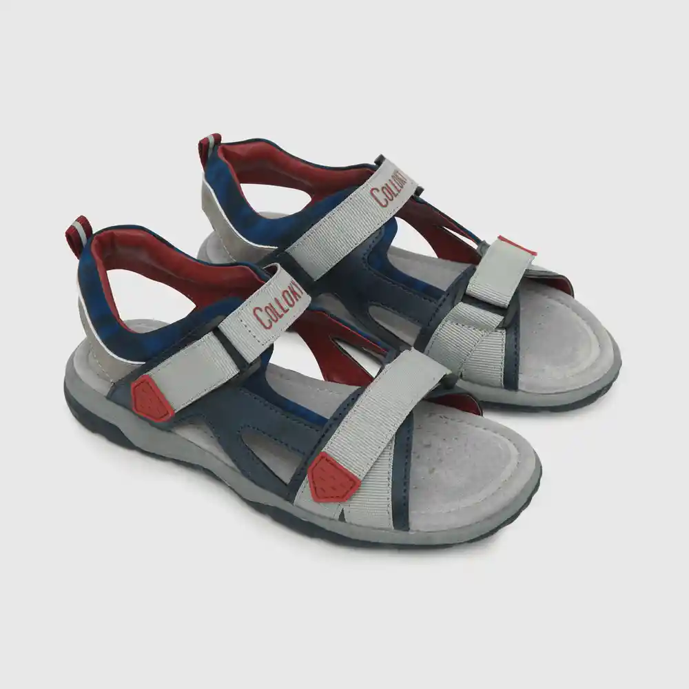 Sandalias Cuello Camo De Niño Azul Talla 31