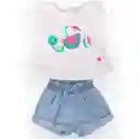 Conjunto Bebé Niña Denim Talla 18 M Pillín