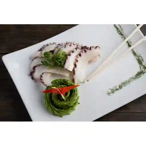 Sashimi de pulpo