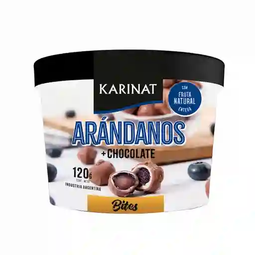 Karinat Bites de Arándanos Bañados en Chocolate