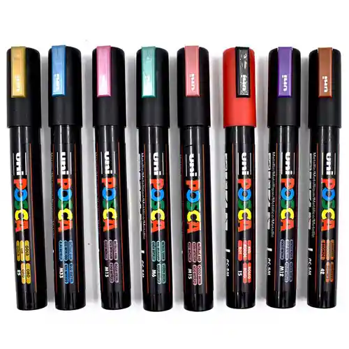 Conté Marcadores Posca Metálicos de 1.8-2.5 mm