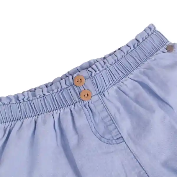 Short Niña Celeste Talla 2 A Pvy711-23Cel Pillín