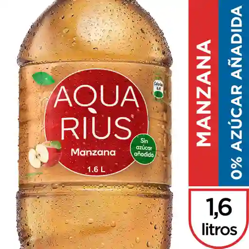 Aquarius Sin Azúcar Añadida Manzana 1,6 Lt