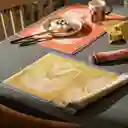 Individual Ribb Tejeduría Mostaza Casaideas