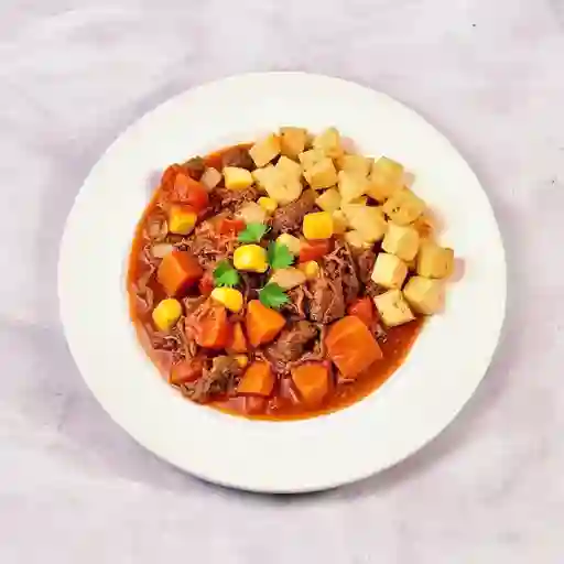 Tomaticán con Papitas Cubo