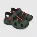 Sandalias Outdoor de Niño Verde Botella Talla 35 Colloky