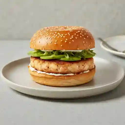 Sushi burger kanikama