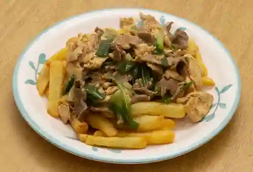 Carne y Pollo Mongoliano