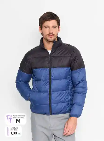 Kenneth Stevens Abrigo Parka Felder Azul Marino M FW25