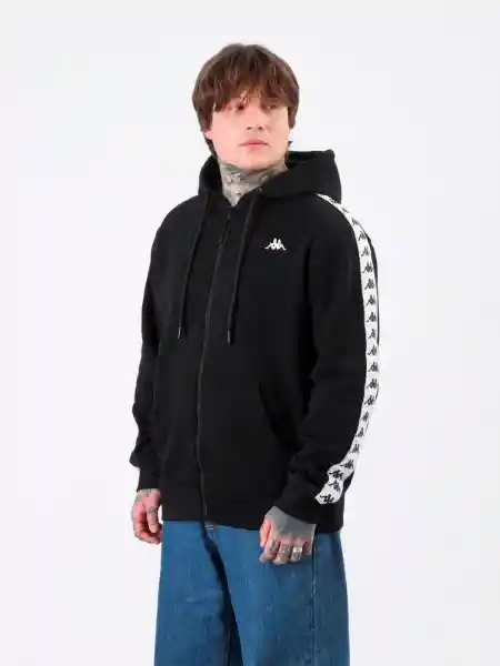 Kappa Polerón Hombre Negro L KPMPOLV2699NB