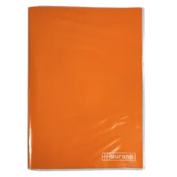 Murano Carpeta Plastificada Con Gusano Naranja