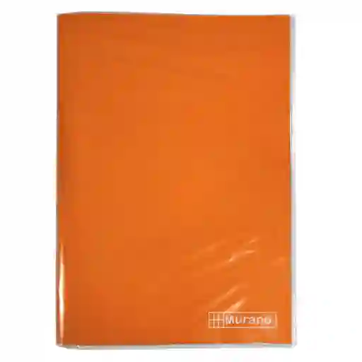 Murano Carpeta Plastificada Con Gusano Naranja