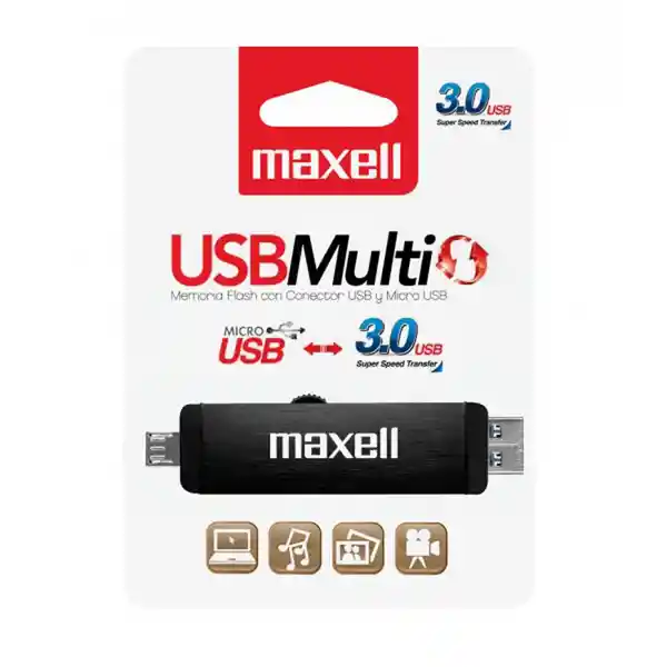 Pendrive Multi 32 Gb Otg Usb 3.0 + Micro Usb