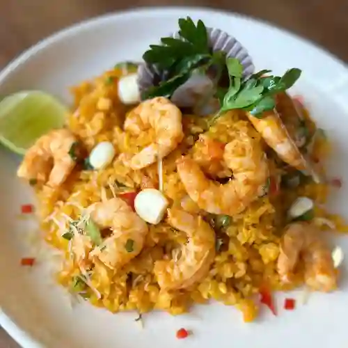 Arroz con Camarones
