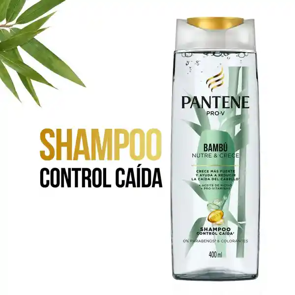 Pantene Shampoo Bambú Nutre y Crece
