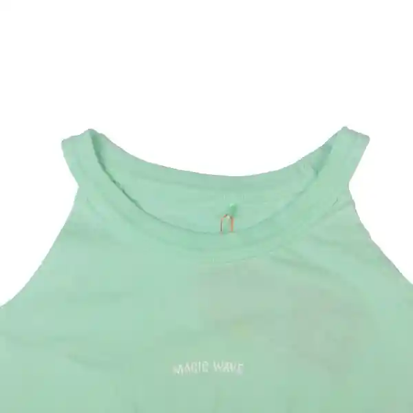 Polera Niña Verde Pillin 12