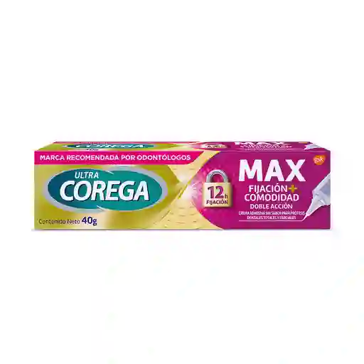 Crema Adherente Corega Max Fija+comodidad