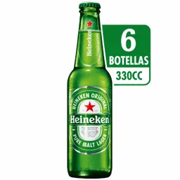 2 x Heineken Cerveza Lager Original