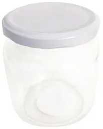 Frasco Transparente Con Tapa 500 mL