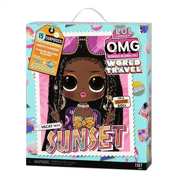 L.o.l Surprise! Muñeca O.m.g World Travel Vacay With Sunset