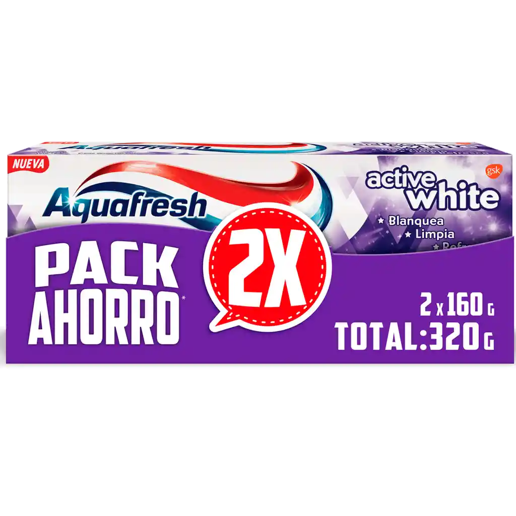 Pasta Dental Aquafresh Active White