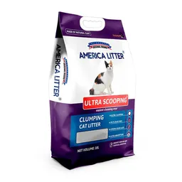 América Litter Arena Aglutinante Ultra Scooping