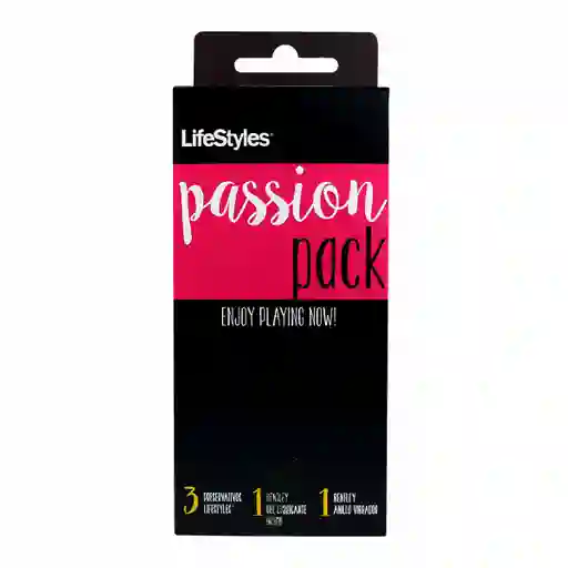 Lifestyles Preservativos Passion Pack + Gel + Anillo Vibrador