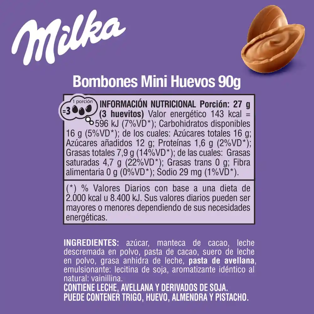 Milka Huevitos de Chocolate con Leche